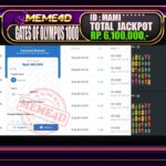 Bukti Jp MEME4D Slot Online 28 September 2025