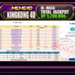 Bukti Jp MEME4D Togel Online 05 September 2025