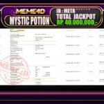 Bukti Jp MEME4D Slot Online 20 September 2025