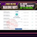 Bukti Jp MEME4D Slot Online 21 September 2025