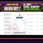 Bukti Jp MEME4D Slot Online 04 September 2025