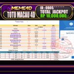 Bukti Jp MEME4D Togel Online 03 September 2025