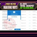 Bukti Jp MEME4D Slot Online 05 September 2025