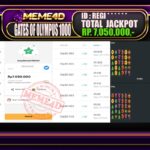 Bukti Jp MEME4D Slot Online 03 September 2025