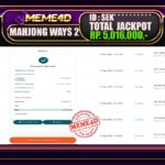 Bukti Jp MEME4D Slot Online 18 September 2025