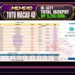 Bukti Jp MEME4D Togel Online 30 September 2025