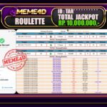 Bukti Jp MEME4D Casino Online 17 September 2025