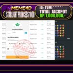 Bukti Jp MEME4D Slot Online 08 September 2025