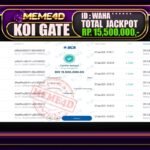 Bukti Jp MEME4D Slot Online 04 September 2025