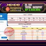 Bukti Jp MEME4D Togel Online 19 September 2025