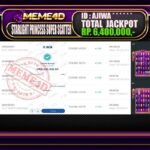Bukti Jp MEME4D Slot Online 21 Oktober 2025