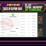 Bukti Jp MEME4D Slot Online 12 Oktober 2025