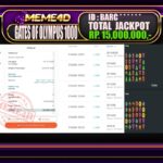 Bukti Jp MEME4D Slot Online 08 Oktober 2025