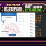 Bukti Jp MEME4D Slot Online 10 Oktober 2025
