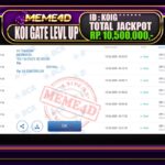 Bukti Jp MEME4D Slot Online 13 Oktober 2025