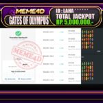 Bukti Jp MEME4D Slot Online 07 Oktober 2025