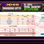Bukti Jp MEME4D Togel Online 18 Oktober 2025