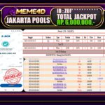 Bukti Jp MEME4D Togel Online 27 Oktober 2025