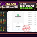 Bukti Jp MEME4D Slot Online 09 November 2025