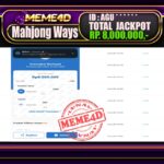 Bukti Jp MEME4D Slot Online 23 November 2025