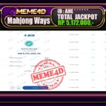 Bukti Jp MEME4D Slot Online 28 November 2025