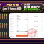 Bukti Jp MEME4D Slot Online 08  November 2025