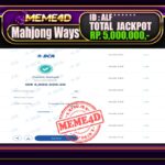 Bukti Jp MEME4D Slot Online 19 November 2025