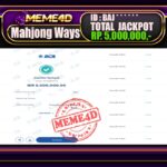 Bukti Jp MEME4D Slot Online 22 November 2025