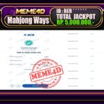 Bukti Jp MEME4D Slot Online 24 November 2025