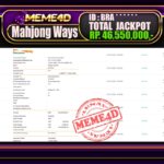 Bukti Jp MEME4D Slot Online 13 November 2025