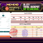 Bukti Jp MEME4D Togel Online 01 November 2025