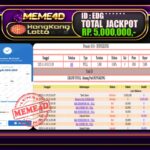 Bukti Jp MEME4D Togel Online 20 November 2025