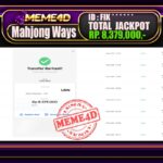 Bukti Jp MEME4D Slot Online 20  November 2025