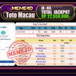 Bukti Jp MEME4D Togel Online 11 November 2025