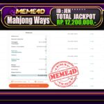 Bukti Jp MEME4D Slot Online 26 November 2025