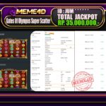 Bukti Jp MEME4D Slot Online 07 November 2025