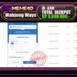 Bukti Jp MEME4D Slot Online 06 November 2025