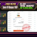 Bukti Jp MEME4D Slot Online 09 November 2025