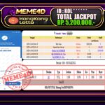 Bukti Jp MEME4D Togel Online 07 November 2025