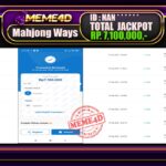 Bukti Jp MEME4D Slot Online 08 November 2025