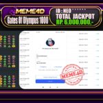 Bukti Jp MEME4D Slot Online 09 November 2025