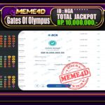 Bukti Jp MEME4D Slot Online 22 November 2025