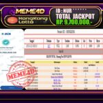 Bukti Jp MEME4D Togel Online 22 November 2025
