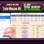 Bukti Jp MEME4D Togel Online 22 November 2025