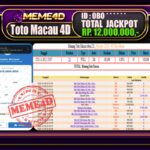 Bukti Jp MEME4D Togel Online 27 November 2025