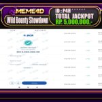 Bukti Jp MEME4D Slot Online 09 November 2025