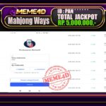 Bukti Jp MEME4D Slot Online 09 November 2025