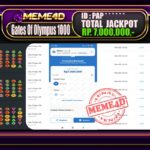 Bukti Jp MEME4D Slot Online 10 November 2025