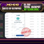 Bukti Jp MEME4D Slot Online 01 November 2025