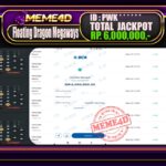 Bukti Jp MEME4D Slot Online 08 November 2025